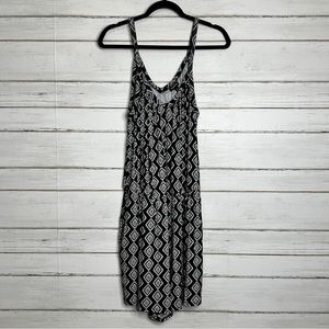 Torrid Black White Geometric Tank Romper Size 1